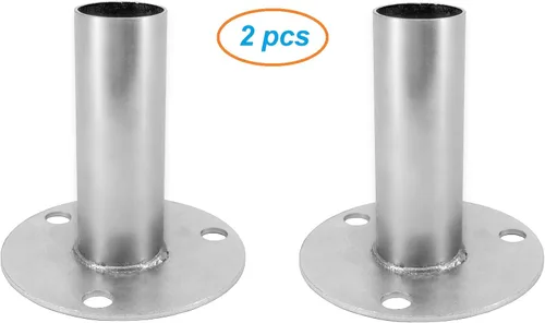 Vista 3 de Soportes para toldos de 1-3/8 pulgadas, conectores de marco de soporte, almohadillas para pies, paquete de 2