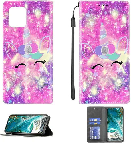 Vista 376 de jioeuinly ATT Motivate 2 - Funda compatible con ATT Motivate 2, funda con soporte abatible y cierre magnético DJS