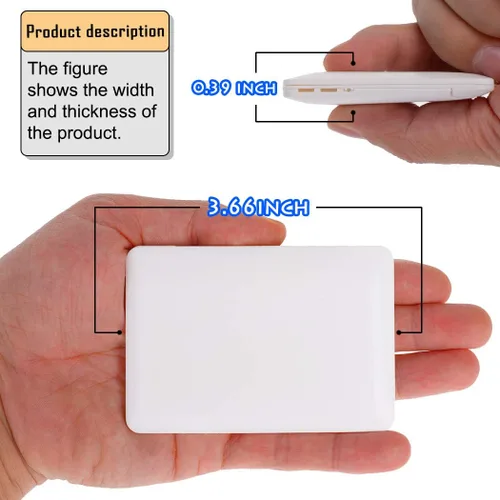 Vista 5 de ebuddy Mini casa de muñecas de juguete gato portátil pequeño espejo de computadora falso para gato (blanco)
