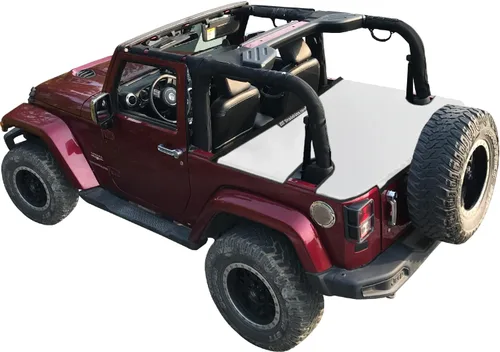 Vista 10 de Shadeidea - Cubierta tonneau para el Jeep Wrangler JL de 4 puertas, cubierta Ton para el maletero trasero del JLU (2018-Actual), cubierta