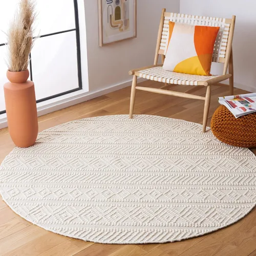 Vista 10 de SAFAVIEH Natura Collection Alfombra de pasillo, 2 pies 3 pulgadas x 9 pies, marfil y beige, lana hecha a mano, ideal para zonas de alto tráfico