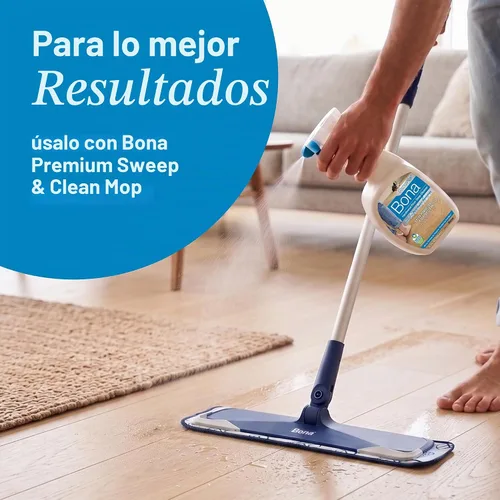 Vista 10 de Bona PowerPlus Hardwood Floor Deep Cleaner Spray - 32 fl oz - Refillable