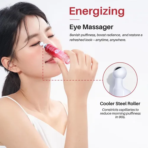 Vista 4 de SPODARE Suero de ojos con cafeína y retinol para ojeras, hinchazón y arrugas, crema debajo de los ojos con ácido hialurónico, niacinamida
