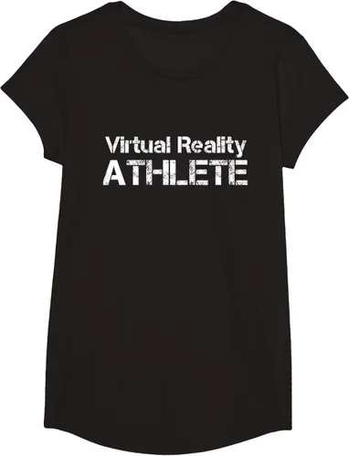 Vista 3 de Virtual Reality ATHLETE for VR Gamers Camiseta, Negro, S