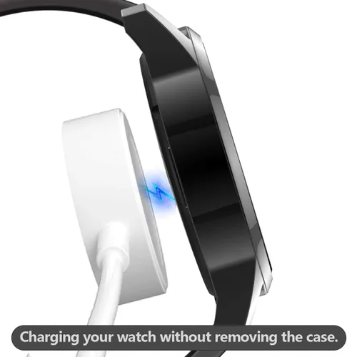 Vista 3 de Fundas compatibles con Huawei Watch GT 2 de 1.812 pulgadas, a prueba de golpes, carcasa protectora de TPU para reloj GT2