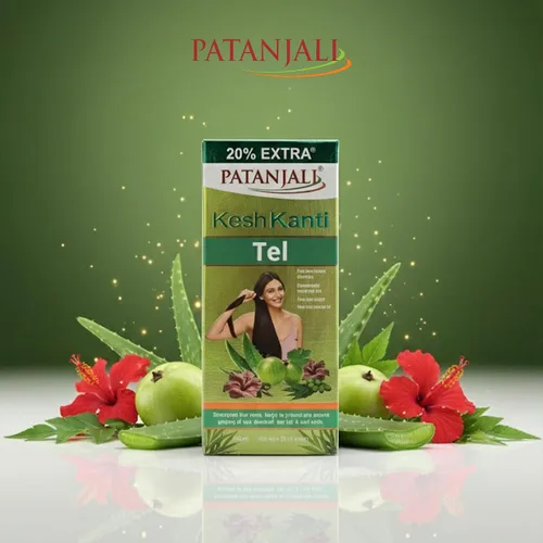 Vista 4 de Patanjali Kesh Kanti - Aceite para el cabello, 4.05 fl oz, paquete de 2