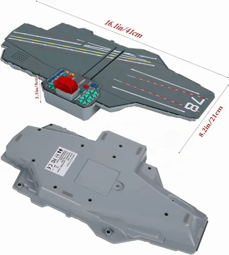 Vista 7 de Juego de mesa de batalla de mar parlante con efectos de luz y sonido, juego de estrategia de batalla naval electrónico con diseño de 200 barcos