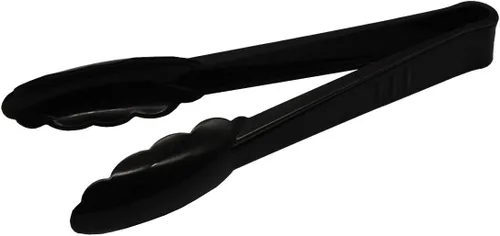 Vista 10 de Party Essentials Pinzas para servir de plástico duro de 6-1/2", color negro, 4