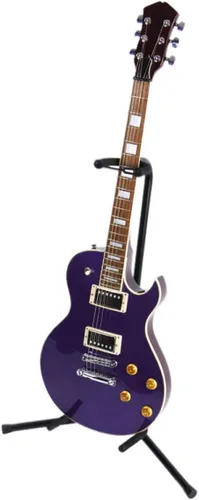 Vista 4 de OnStage On Stage XCG4 - Soporte tubular acolchado de terciopelo para guitarra (paquete de 2)