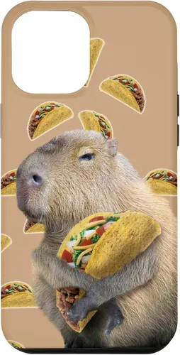 Vista 26 de Capybara Capybaras Eating Taco - Carcasa para iPhone 17