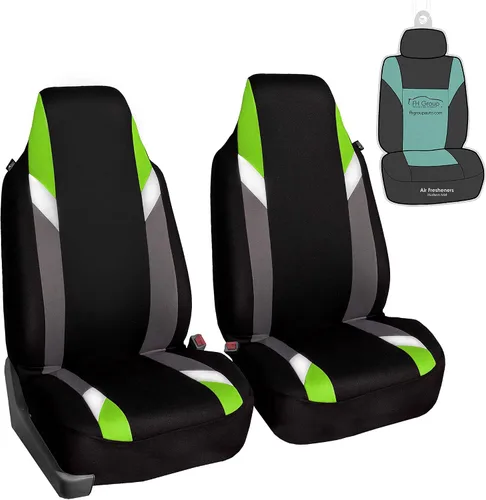 Vista 28 de FH Group Tres filas de 7 plazas, fundas de asiento modernistas de alta calidad, se adaptan a la mayoría de automóviles, camiones, SUV y camionetas