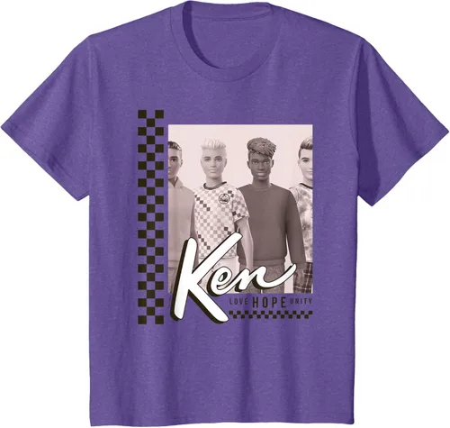 Vista 16 de Barbie - Camiseta Ken Love Hope Unity Blanco