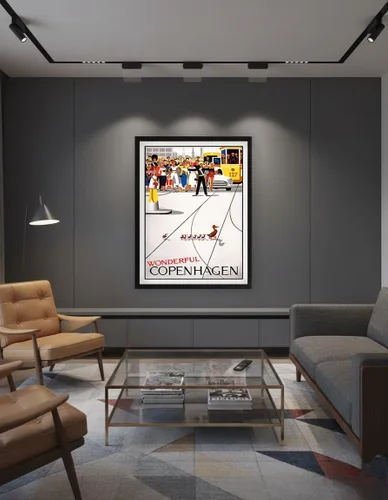 Vista 7 de Wonderful Copenhagen - Copenhagen Denmark - Mother Duck and her Ducklings Crossing the Street - Vintage Travel Poster by Viggo Vagnby c.1959