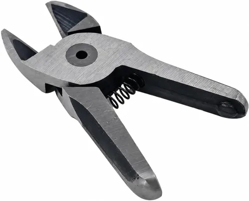 Vista 6 de Alicates de corte diagonal neumático para cuchillas de repuesto extra, cabeza de corte diagonal neumática S7P, para alambre de cobre de 0.130 in