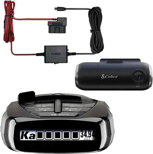 Vista 15 de Detector de Radar Láser Cobra RAD 480i – Detección de Largo Alcance, Bluetooth, Compatible con Apple CarPlay y Android Auto, Detección Delantera