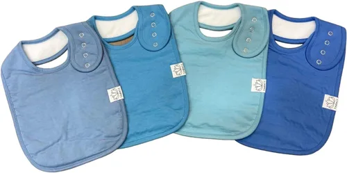 Vista 10 de Isabeli Baberos de algodón orgánico para niños pequeños