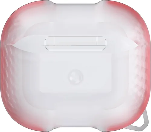 Vista 3 de Ghostek COVERT - Funda protectora de silicona transparente para AirPods 3 con llavero, diseño delgado de primera calidad con protección resistente