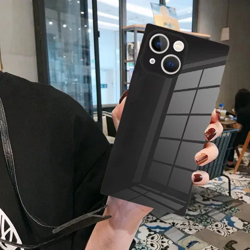 Vista 7 de LSL Funda para iPhone 14 Plus TPU Suave Negro con Protector Anticaídas Antiarañazos Absorción de Golpes Protectora Inalámbrica Delgada Compatible