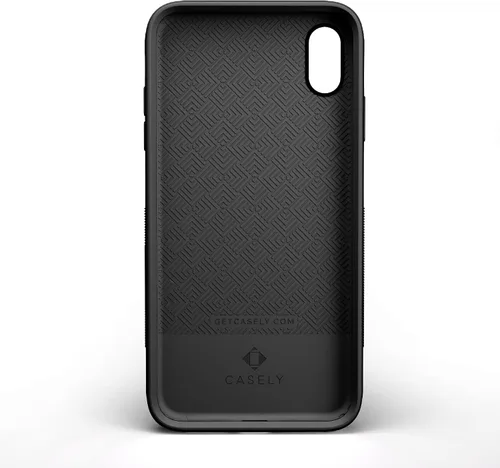 Vista 101 de Casely Funda para iPhone Xs Max Funda con estampado de festival (solo buenas vibraciones)