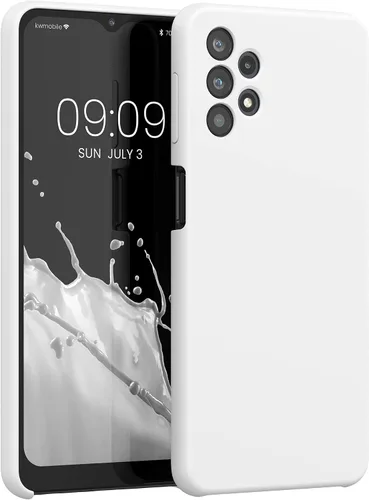Vista 180 de kwmobile Funda Compatible con Samsung Galaxy A14 5G - Funda de teléfono de TPU y silicona con acabado suave - Verde Lima