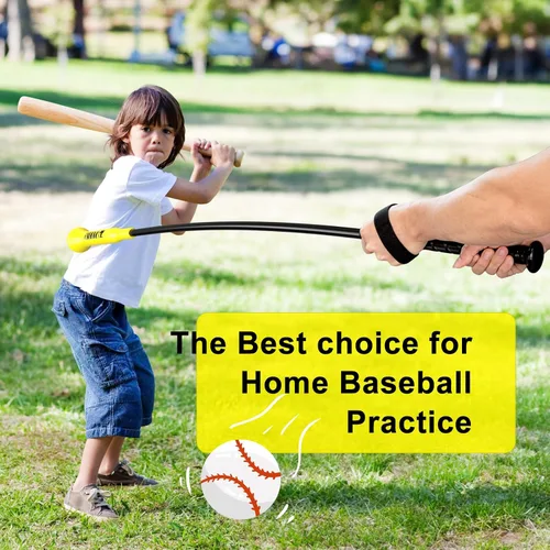 Vista 6 de Hitting Stick Batting Swing Trainer, Batting Practice Equipment for Baseball and Softball, Ideal One-on-One Coaching Tool for Baseball 54