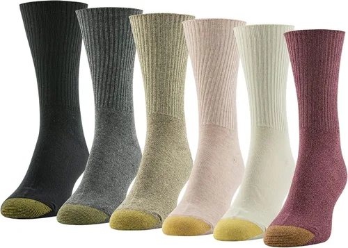 Vista 11 de GOLDTOE Calcetines clásicos para mujer, multipares