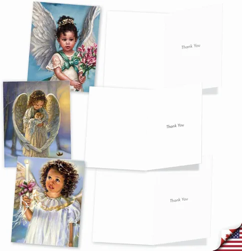 Vista 3 de The Best Card Company - 10 notas de agradecimiento en caja con sobres, varios artículos de papelería para decir gracias para hombres y mujeres