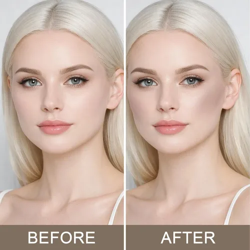 Vista 6 de Paleta de contorno Bronzer, polvo de contorno mate, bronceador tono fresco para piel clara y clara, contorno mate construible, polvo gris