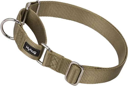 Vista 35 de Hyhug Collar Martingale para perros pequeños, color verde, resistente a prueba de escape, nailon duradero, sin hebilla, ideal para entrenamiento