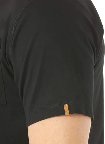 Vista 4 de Wrangler Riggs Workwear Camiseta de manga corta con bolsillo para hombre Negro