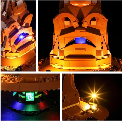 Vista 5 de LIGHTAILING Luz para Lego-76429 Talking Sorting Hat – Kit de iluminación LED compatible con el modelo de bloques de construcción Lego – NO incluido