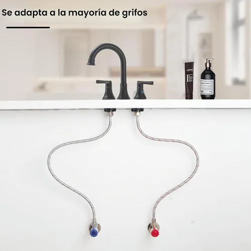 Vista 5 de Líneas de suministro de 24 pulgadas 3/8 "Comp x M10 Línea de conector macho
