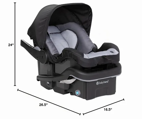 Vista 14 de Baby Trend EZ-Lift Plus Asiento de auto para bebé, Negro Dash