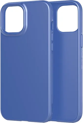 Vista 2 de tech21 Evo - Funda delgada para Apple iPhone 12 Pro Max con protección contra caídas de 8 pies, color azul clásico