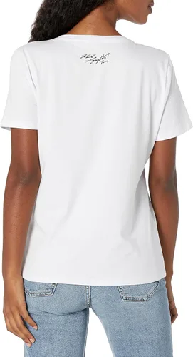 Vista 2 de Karl Lagerfeld Paris Camiseta de manga corta para mujer Photographer Karl