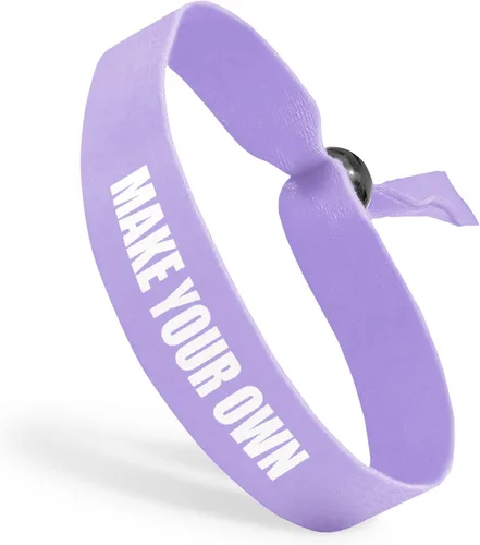 Vista 18 de Pulseras de tela con cuentas ajustables reutilizables Totalmente personalizables Ideal para conciencia, promociones y eventos Disponible a