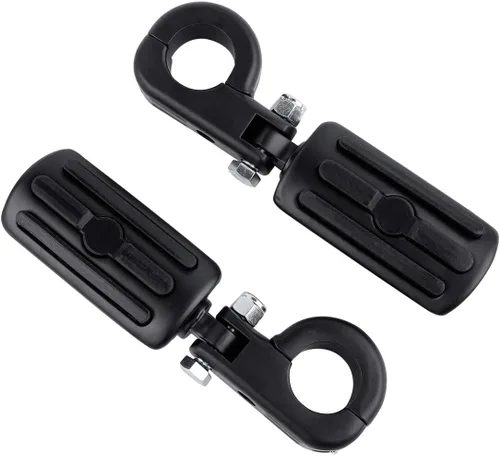 Vista 12 de Green-L Estriberas universales para motocicleta de 1 1/4 pulgadas con abrazadera P para Harley Sportster Softail Dyna Touring Road King Street Glide