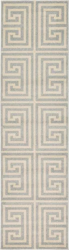 Vista 27 de Unique Loom Athens Collection - Alfombra clásica geométrica moderna con diseño de bordes, 3 pies 3 pulgadas x 5 pies 3 pulgadas, negro/beige negro