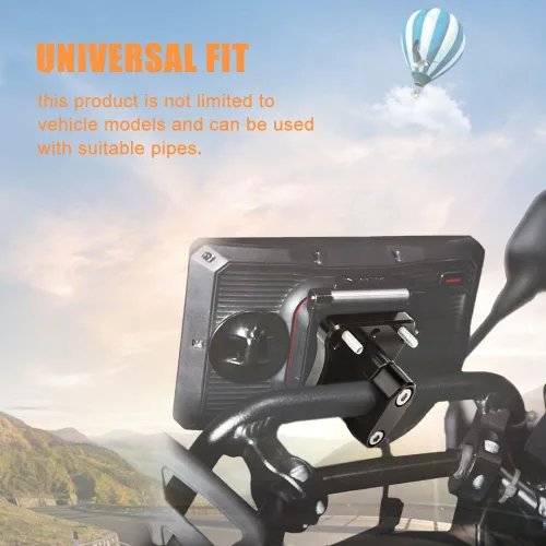 Vista 5 de xitomer Soporte GPS para Africa Twin CRF1000L 2016-2019/R1200 GS/GSA 2014-2018 / Tenere 700 2020-2024 / Super Tenere XTZ1200 / Tuareg 660 / V Storm