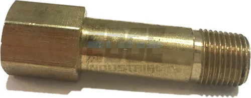 Vista 6 de Adaptador de extensión de latón de 1/8" de largo, 1-3/4" de largo, aprobado por D.O.T. (cantidad 10)