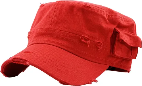 Vista 23 de Cadet Army - Gorra de estilo militar básico diario (ahora con la versión de bolsillo Stash)