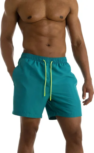 Vista 3 de Traje de baño para hombre, pantalones cortos deportivos con bolsillos