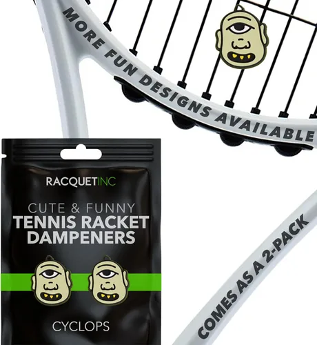 Vista 60 de Racquet Inc Regalos de Tenis - Amortiguadores de Vibración para Raqueta de Tenis - Absorbe Choques, Reduce la Vibración de las Cuerdas para Mejor