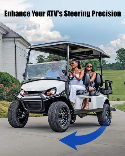 Vista 5 de Kit de bujes de brazo en A para carrito de golf compatible con GTW Front Lift y MadJax MJFX A-Arm Lift Kits Blanco