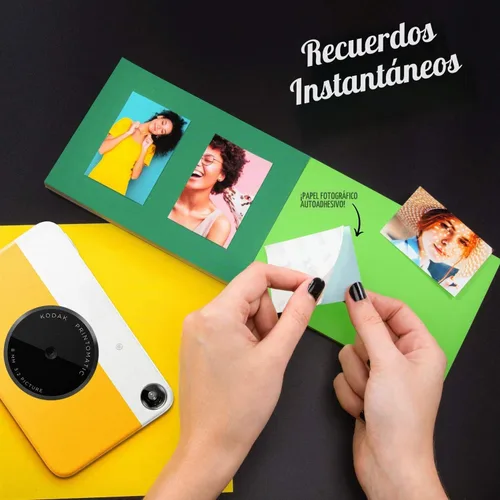 Vista 5 de Kodak Papel Zink Premium de 2 x 3 pulgadas, paquete de 100 con estuche suave