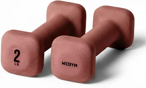 Vista 10 de WeGym Square Dumbbells for Home Gym, Hand Weights for Strength Training