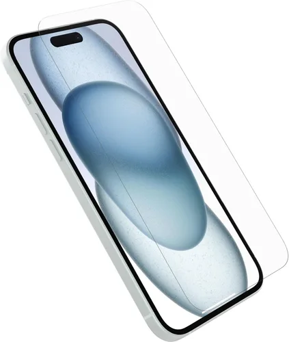 Vista 7 de OtterBox iPhone 15 Plus Premium Glass, protección contra arañazos, respuesta táctil impecable, resistente a las huellas dactilares, fácil instalación