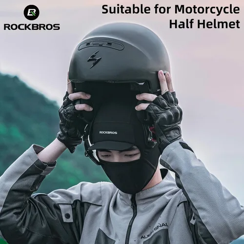 Vista 7 de ROCKBROS Pasamontañas para la cara, polaina de cuello refrescante para verano, gorra de ciclismo, protector UV, bufanda de motocicleta