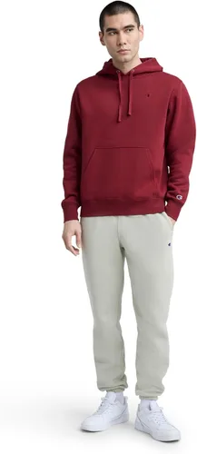Vista 7 de Champion Men's Pullover Fleece Hoodie, Standard Fit, Midweight, C Logo, Available in Regular and Big & Tall
