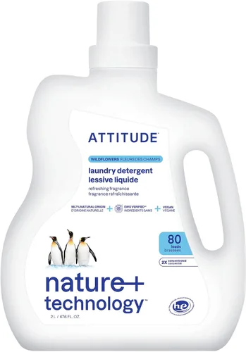 Vista 10 de ATTITUDE - Recambio de detergente para ropa, verificado por EWG, ralladura